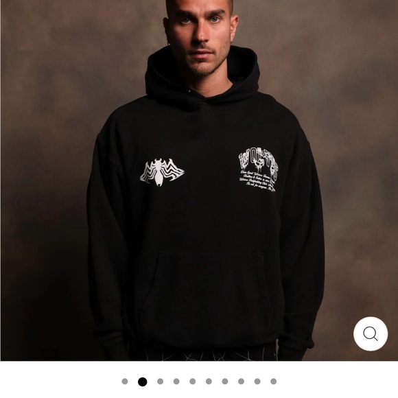 VINTAGE DARC SPORT X MARVELS SPIDER-MAN & VENOM “OUR VENOM” HOODIE - Picture 3 of 6